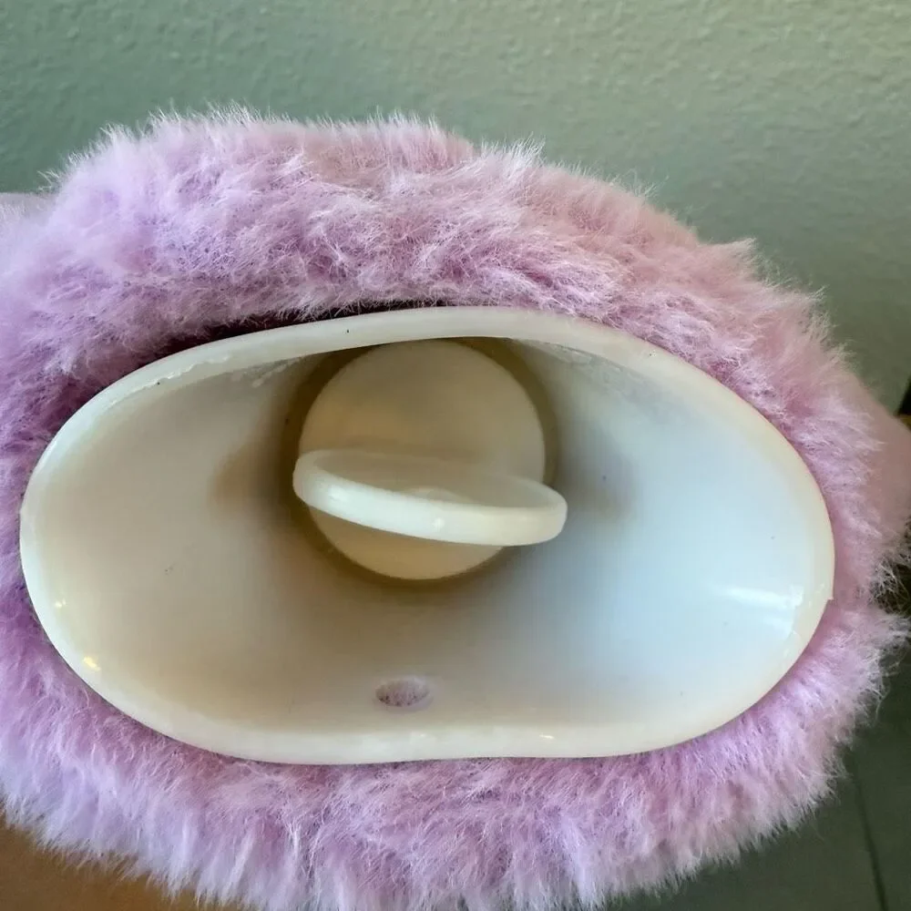Qomford Fuzzy Purple Hot Water Bottle